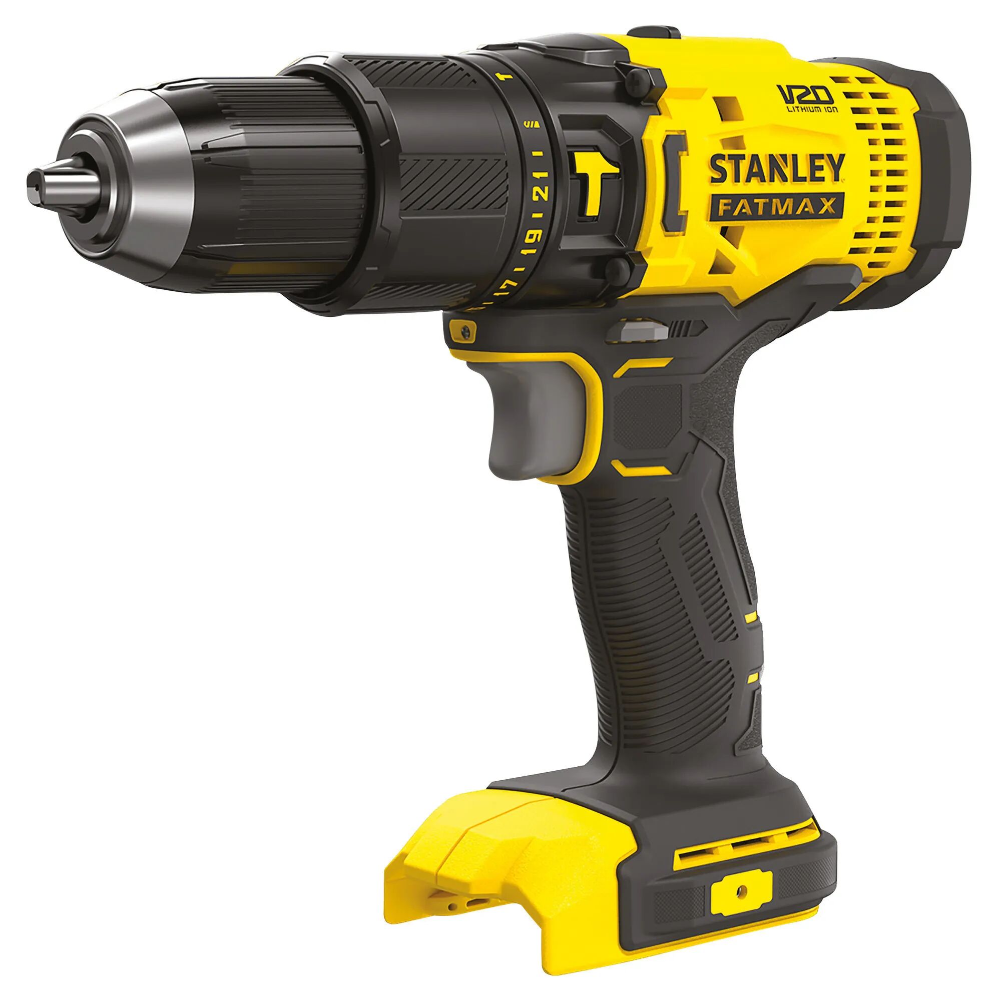 Stanley TRAPANO BATTENTE FATMAX 18 V SFMCD711DSA 2 BATTERIE LITIO 2 Ah SET 50 ACCESSORI IN VALIGETTA