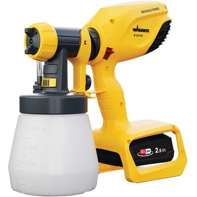 Wagner PISTOLA A SPRUZZO W250 18V HVLP BRUSHELESS CORPO MACCHINA POWER BOSCH 18V Wagner PISTOLA A SPRUZZO W250 18V HVLP BRUSHELESS CORPO MACCHINA POWER BOSCH 18V
