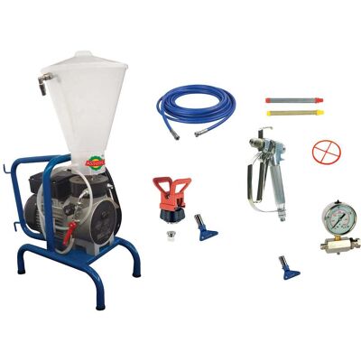 Asturo PISTOLA A SPRUZZO K 300 KIT POMPA AIRLESS ELETTRICA MEMBRANA CON KIT DI VERNICIATURA Asturo PISTOLA A SPRUZZO K 300 KIT POMPA AIRLESS ELETTRICA MEMBRANA CON KIT DI VERNICIATURA