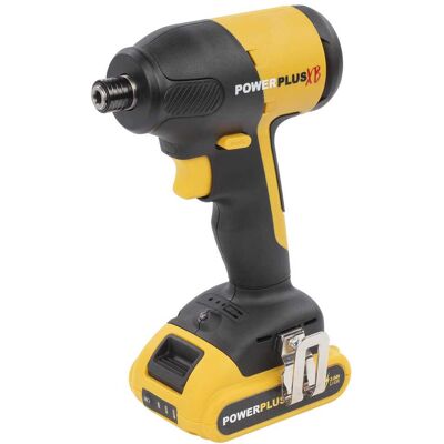 Powerplus TRAPANO AVVITATORE IMPULSI 20V OWXB30020 1/4" 160 Nm BATTERIA LITIO 2 Ah Powerplus TRAPANO AVVITATORE IMPULSI 20V OWXB30020 1/4" 160 Nm BATTERIA LITIO 2 Ah