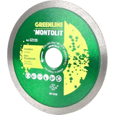 Taglierina Diamantata Montolit CZ125 - 125mm per Porcellana & Ceramica Taglierina Diamantata Montolit CZ125 - 125mm per Porcellana & Ceramica