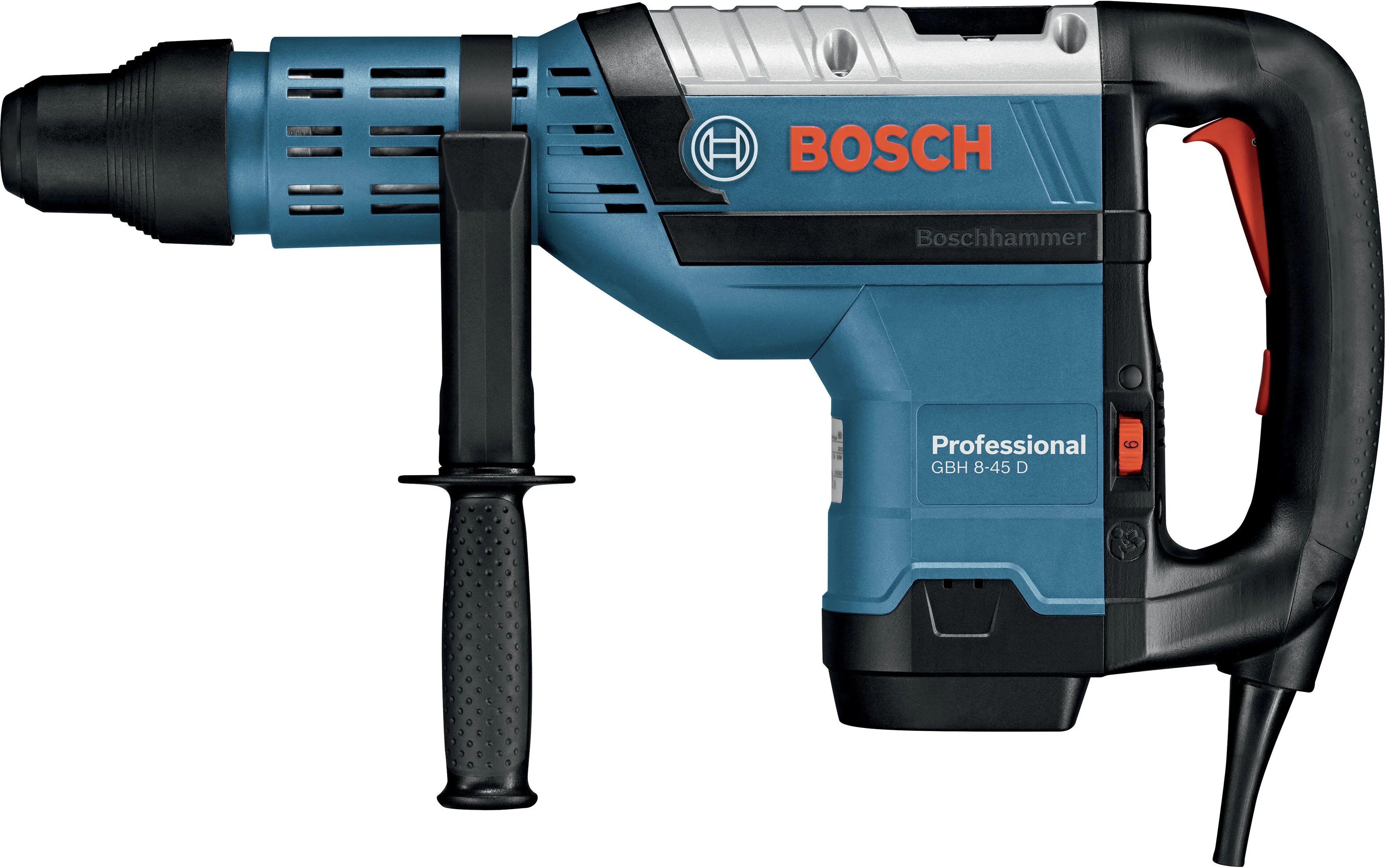 Bosch DEMOLITORE 1500 W GBH 8-45D SDS MAX PROFESSIONAL 12,5J 1475 2700 colpi/min PESO 8,2 kg