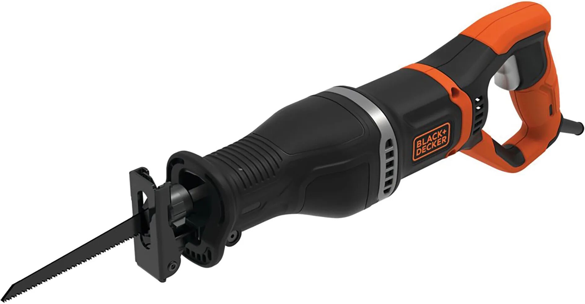 Black & Decker SEGA A GATTUCCIO A FILO 750W BLACK+DECKERVelocità variabile 0-2800 corse/min, Lunghezza corsa lama 20mm.In dotazione: 2 lame (1x legno, 1x metallo)