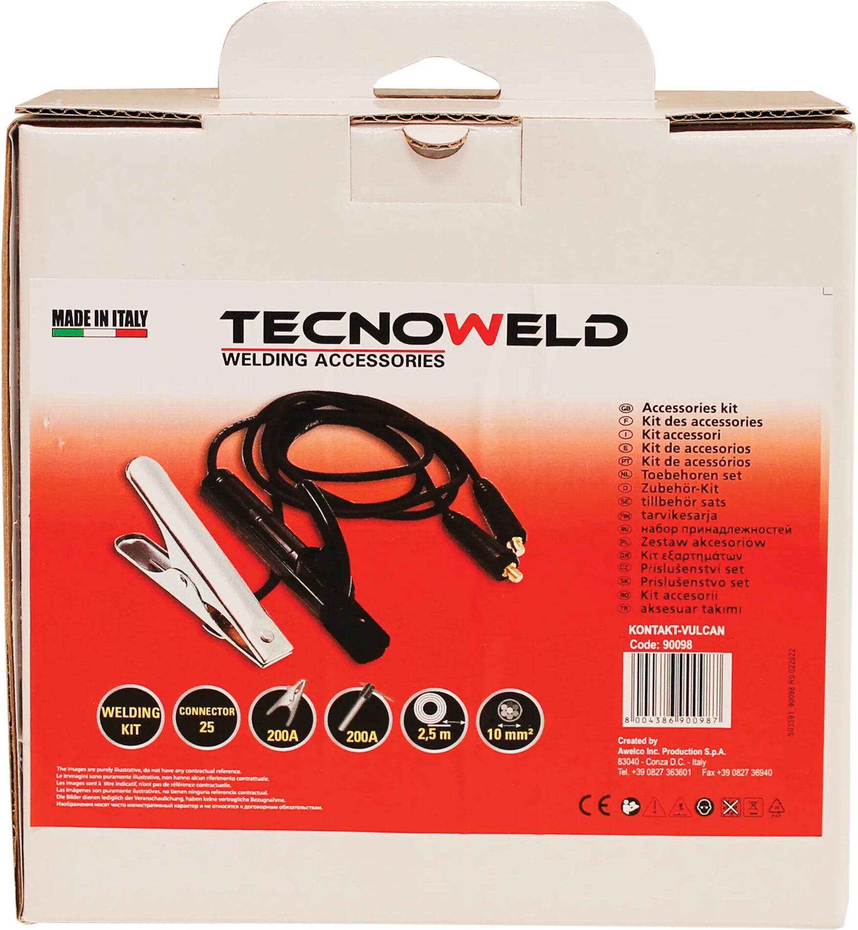 Tecnoweld KIT CAVO SALDATRICI E PINZE