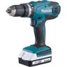 Makita TRAPANO BATTENTE  18 V HP457DWE10 2 BATTERIE 1,5 Ah CON 74 ACCESSORI E VALIGETTA