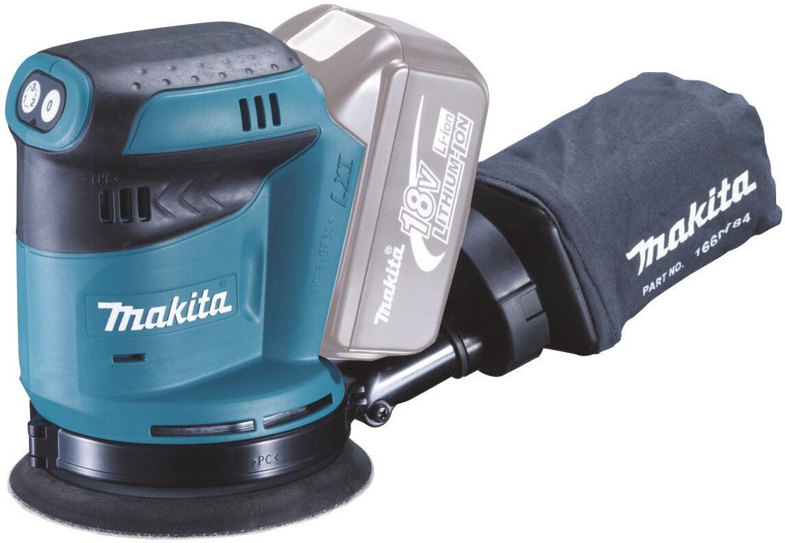 Makita Levigatrice Orbitale Makita 18 V A Batteria Litio Corpo Macchina In Valigetta Makita Levigatrice Orbitale Makita 18 V A Batteria Litio Corpo Macchina In Valigetta