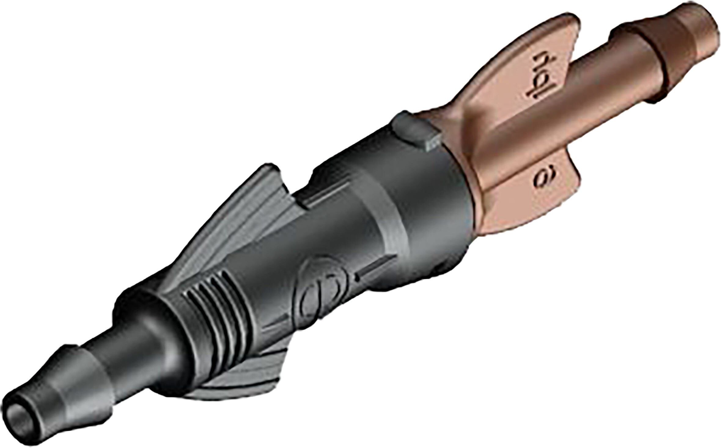 50 Gocciolatori Regolabili Irritec 0-6 L/h In Linea A Innesto 50 Gocciolatori Regolabili Irritec 0-6 L/h In Linea A Innesto