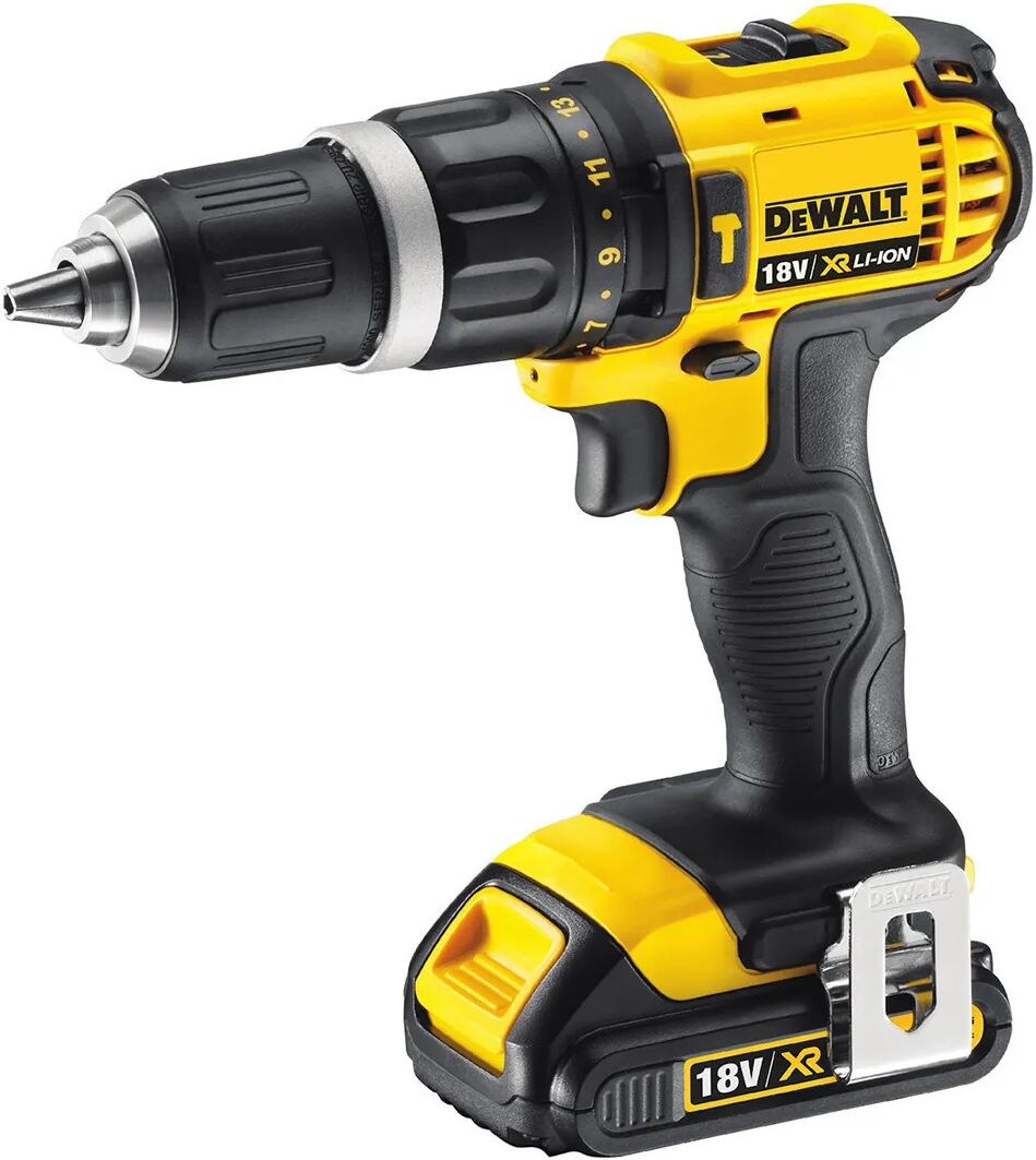 DeWalt Trapano Battente  18 V Dcd785c2-Qw 2 Batterie Litio 1,5 Ah