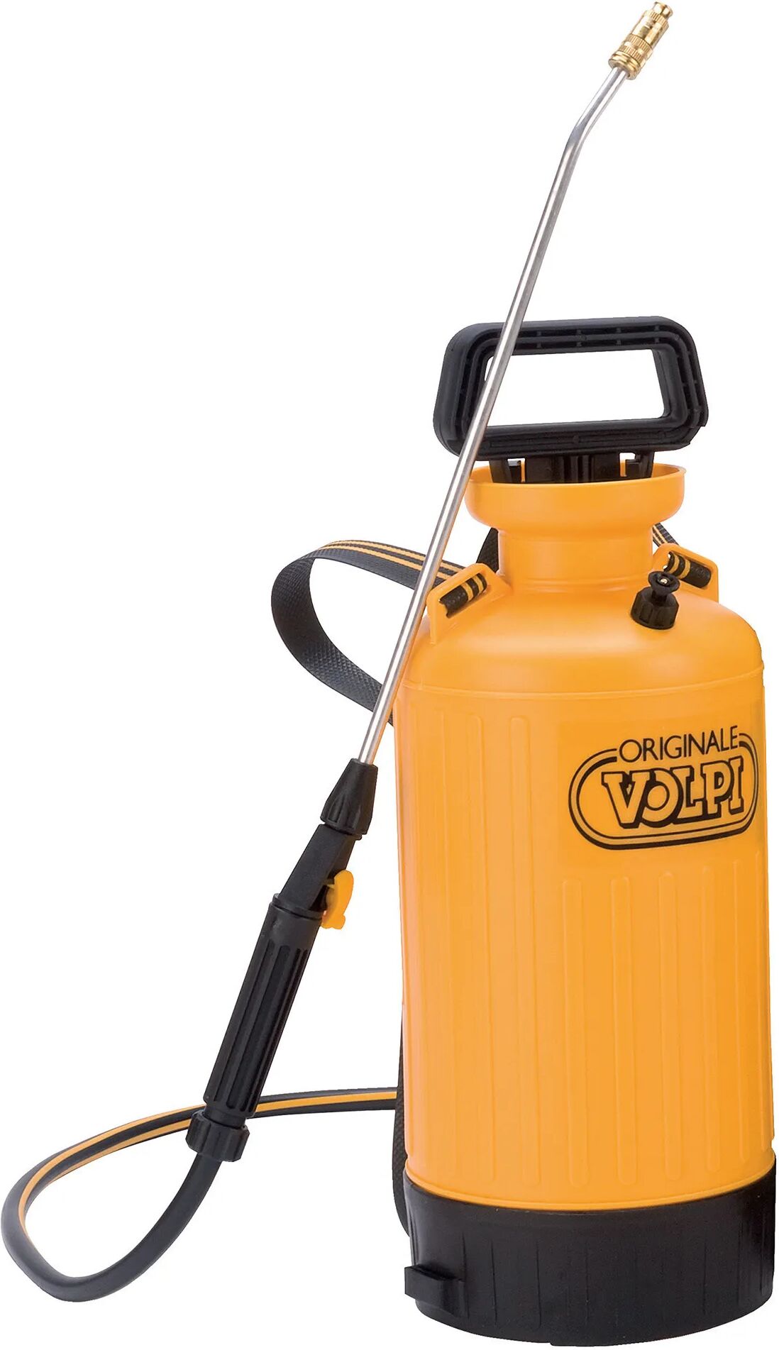 volpi vaporizzatore pompa a pressione 6 l  a tracolla  lancia in alluminio ugello in ottone