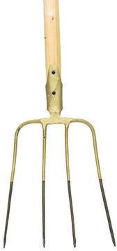 Forca Forgiata 4 Denti 31x23 Cm Senza Manico Forca Forgiata 4 Denti 31x23 Cm Senza Manico