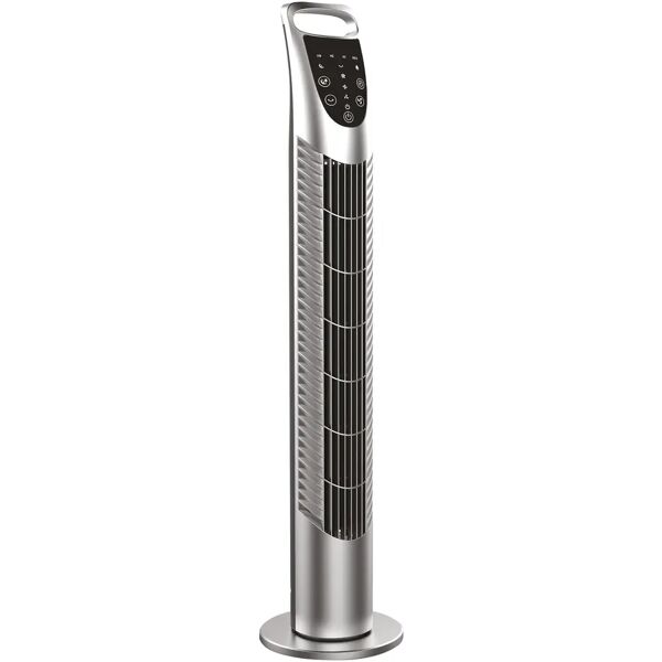 tecnomat ventilatore a torretta oscillante zephir 3 velocita' 40w con telecomando e timer