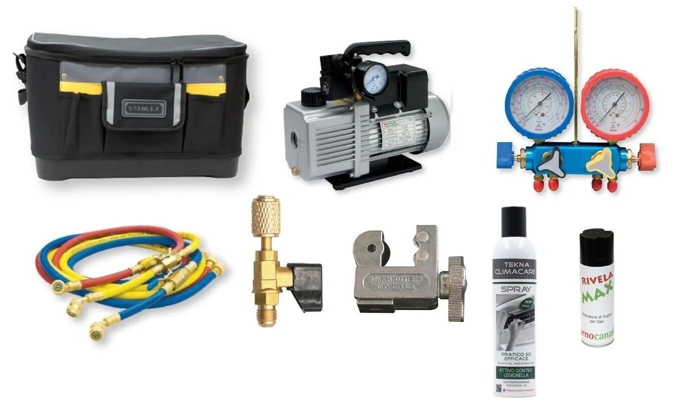 arnocanali kit attrezzatura  klimaboxeasy condizionatori per gas r32-r410a