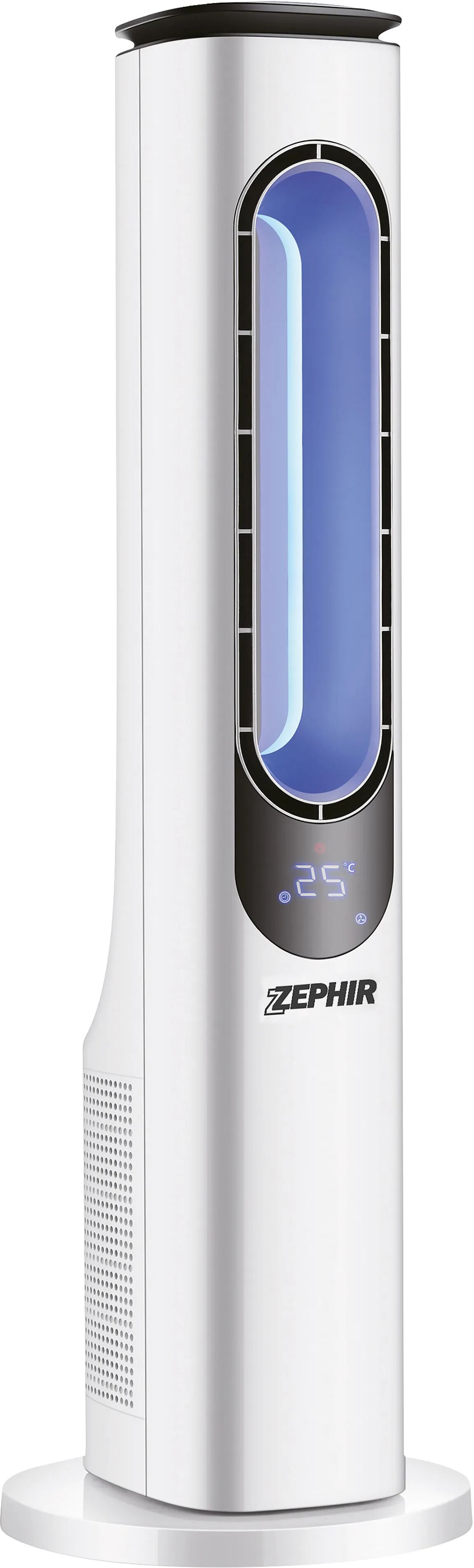 tecnomat ventilatore a torre zephir 3 velocita' 50w con telecomando e display per temperatura