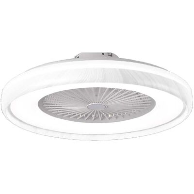 Zephir PLAFONIERA LED CON VENTILATORE ZFL Ø60 cm CCT 3000-6500K 6 VELOCITA' CON TELECOMANDO Zephir PLAFONIERA LED CON VENTILATORE ZFL Ø60 cm CCT 3000-6500K 6 VELOCITA' CON TELECOMANDO