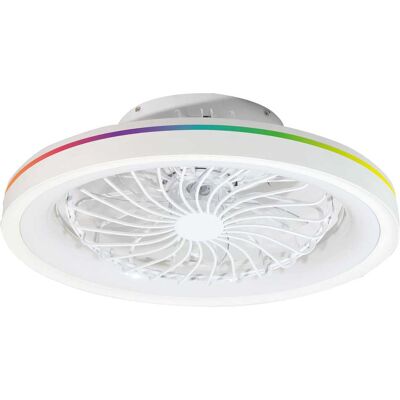 Zephir PLAFONIERA LED ZVP3 40W DA 3000K A 6500K CON RGB E VENTILATORE Ø48x20 cm Zephir PLAFONIERA LED ZVP3 40W DA 3000K A 6500K CON RGB E VENTILATORE Ø48x20 cm