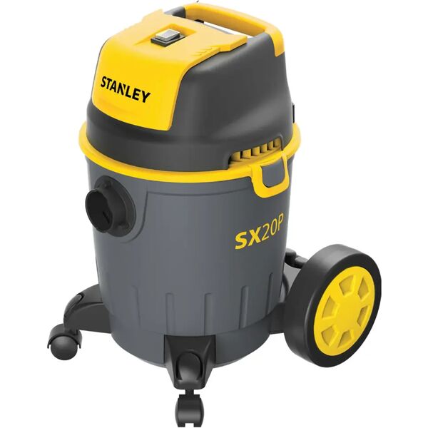 stanley bidone aspiratutto 20l  sxvc20pe 1200 w aria aspirata 28 l/s peso 9,4 kg