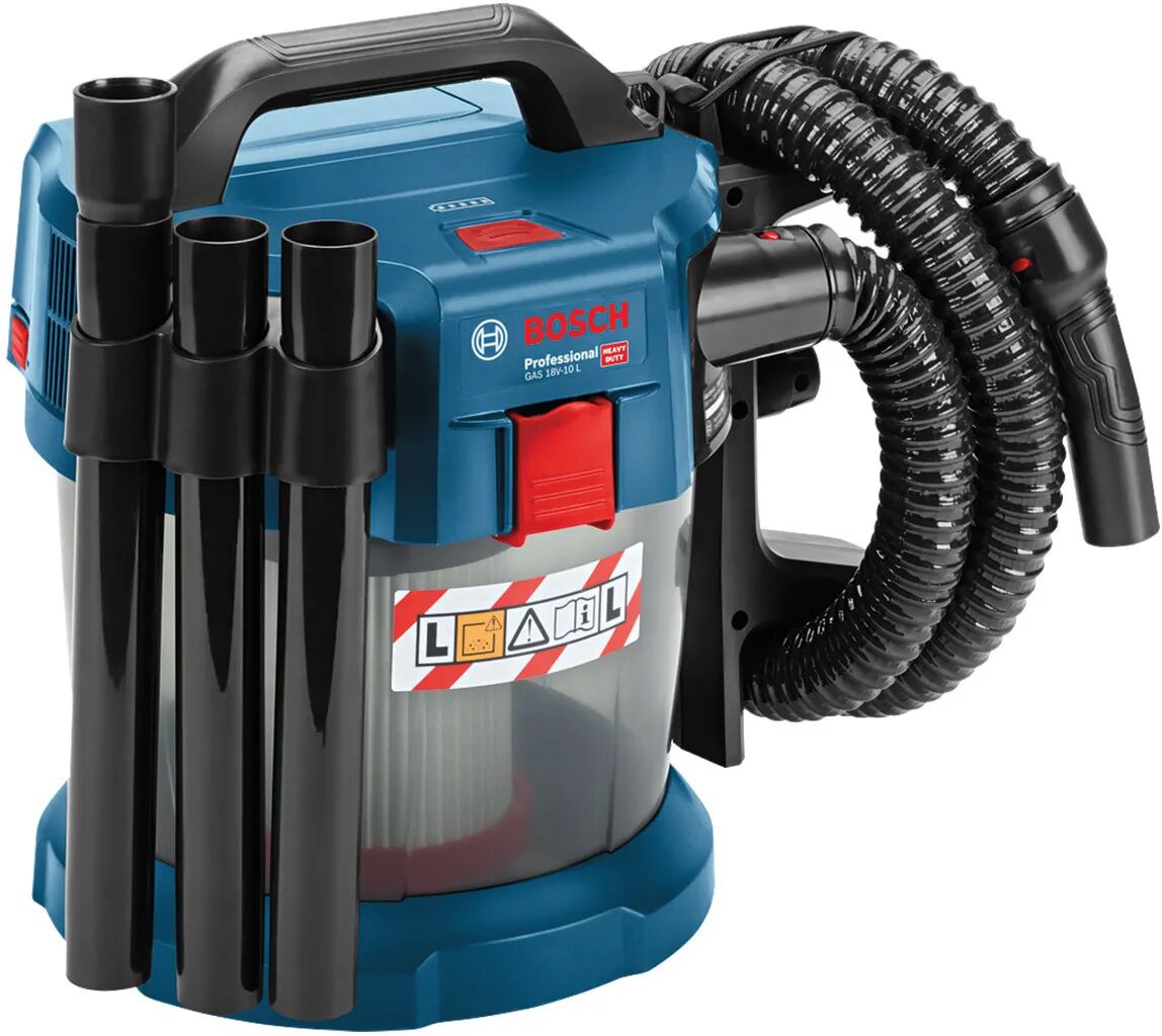 bosch bidone aspiratutto  18 v 10 l a batteria gas 18v-10 l corpo macchina