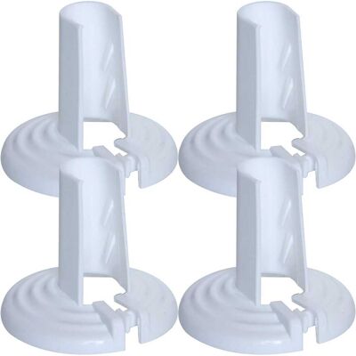 Tecnomat ROSETTA COPRITUBO UNIVERSALE BIANCA 4PZ Tecnomat ROSETTA COPRITUBO UNIVERSALE BIANCA 4PZ