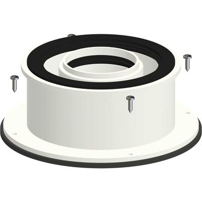 Stabile PARTENZA VERTICALE COASSIALE Ø 60/100 mm PER CALDAIE A CONDENSAZIONE SAUNIER DUVAL Stabile PARTENZA VERTICALE COASSIALE Ø 60/100 mm PER CALDAIE A CONDENSAZIONE SAUNIER DUVAL