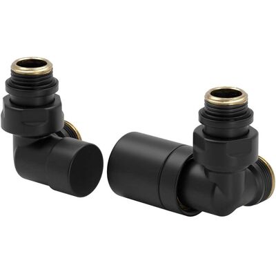 Poletti KIT VALVOLA TERMOSTATIZZABILE DETENTORE A ANGOLO DX FIRST 1/2'' NERO OPACO ATTACCO EK Poletti KIT VALVOLA TERMOSTATIZZABILE DETENTORE A ANGOLO DX FIRST 1/2'' NERO OPACO ATTACCO EK