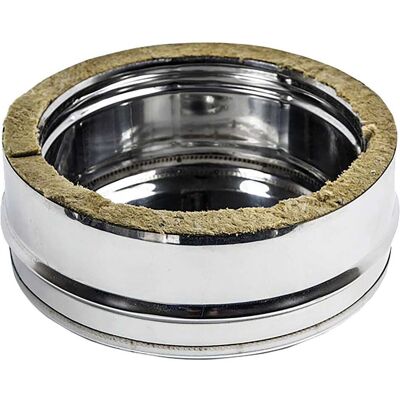 Trappola per condensa in acciaio inox a doppia parete Zinco - Accessorio di ventilazione Trappola per condensa in acciaio inox a doppia parete Zinco - Accessorio di ventilazione