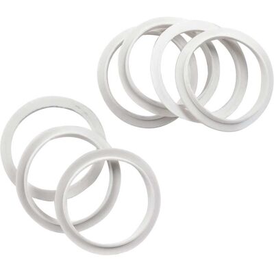 DeLonghi SET 8 GUARNIZIONI RADIATORI DE LONGHI 4 PER TAPPI 1''1/4 E 4 PER NIPPLES DeLonghi SET 8 GUARNIZIONI RADIATORI DE LONGHI 4 PER TAPPI 1''1/4 E 4 PER NIPPLES