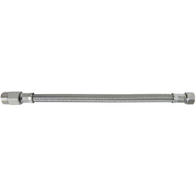 Faid FLESSIBILE ACCIAIO INOX M1/2''xMF3/8'' PROLUNGATO LUNGHEZZA 30 cm PORTATA 48 l/min Faid FLESSIBILE ACCIAIO INOX M1/2''xMF3/8'' PROLUNGATO LUNGHEZZA 30 cm PORTATA 48 l/min