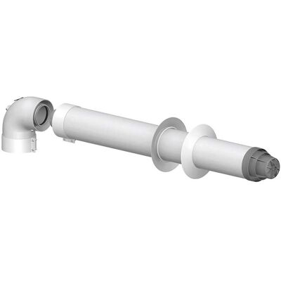 Beretta - Tecnomat Kit Scarico Fumi - Ø60/100 mm - Quadra X Hydrogen Ready - Exhaust kit Beretta - Tecnomat Kit Scarico Fumi - Ø60/100 mm - Quadra X Hydrogen Ready - Exhaust kit