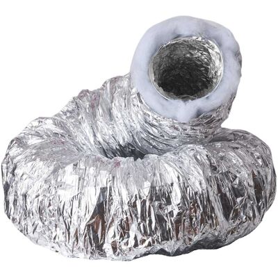 Stabile TUBO ALLUMINIO COIBENTATO Ø80 mm L 10 m PER ARIA CONDIZIONATA E TERMOVENTILAZIONE AFONICO Stabile TUBO ALLUMINIO COIBENTATO Ø80 mm L 10 m PER ARIA CONDIZIONATA E TERMOVENTILAZIONE AFONICO