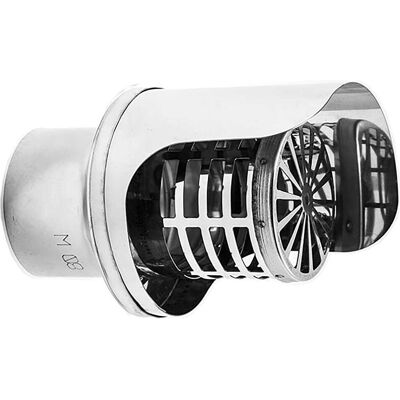 Zinco TERMINALE INOX CONDOTTO PELLET INOX Ø 80 mm Zinco TERMINALE INOX CONDOTTO PELLET INOX Ø 80 mm