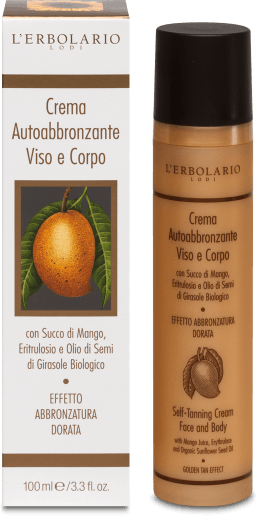 l'erbolario crema autoabbronzante viso e corpo 100 ml