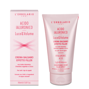 L'Erbolario Crema Balsamo Effetto Filler Acido Ialuronico Luce&Volume 150 ml