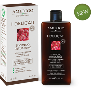 Amerigo Shampoo ristrutturante capelli colorati danneggiati 250 ml