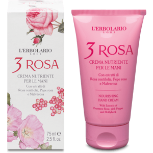 L'Erbolario Crema Nutriente per le Mani 3 Rosa 75 ml