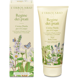 L'Erbolario Crema Fluida per il Corpo Regine dei Prati 200 ml