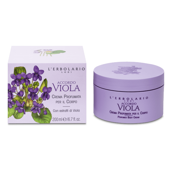 l'erbolario crema profumata per il corpo accordo viola 200 ml