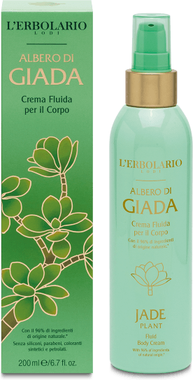 l'erbolario crema fluida per il corpo albero di giada 200 ml