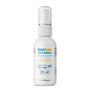 PromoPharma Steriman® Spray Multiuso 100 ml 75% di alcool