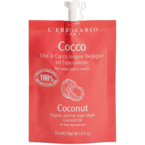 L'Erbolario Olio di Cocco Vergine Biologico ed Equosolidale Cocco 50 ml