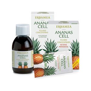 Erbamea Ananas Cell Fluido Concetrato Confezione da 15 bustine monodose da 20 ml