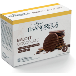 Tisanoreica BISCOTTI CIOCCOLATO 16 Biscotti da 11 g