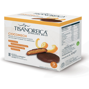 Tisanoreica CIOCOMECH ARANCIO 9 Biscotti da 13 g