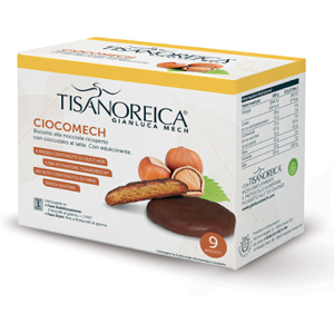 Tisanoreica CIOCOMECH LATTE 9 Biscotti da 13 g