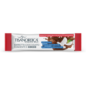 Tisanoreica Barretta Cioccolato Fondente e Cocco 35 gr