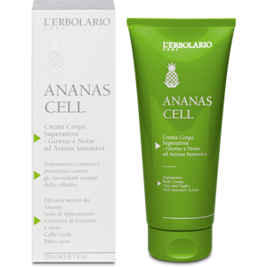 L'Erbolario Crema Corpo Superattiva Giorno e Notte Ananas Cell 200 ml