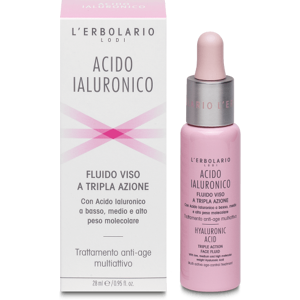 L'Erbolario Fluido Viso Acido Ialuronico 28 ml