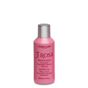 L'Erbolario Bagnoschiuma minitaglia 3 Rosa 50 ml