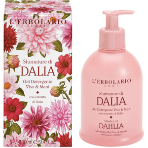 L'Erbolario Gel Detergente Viso & Mani Sfumature di Dalia 280 ml