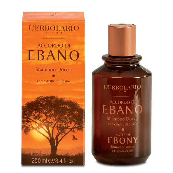 L'Erbolario Shampoo Doccia Accordo di Ebano 250 ml