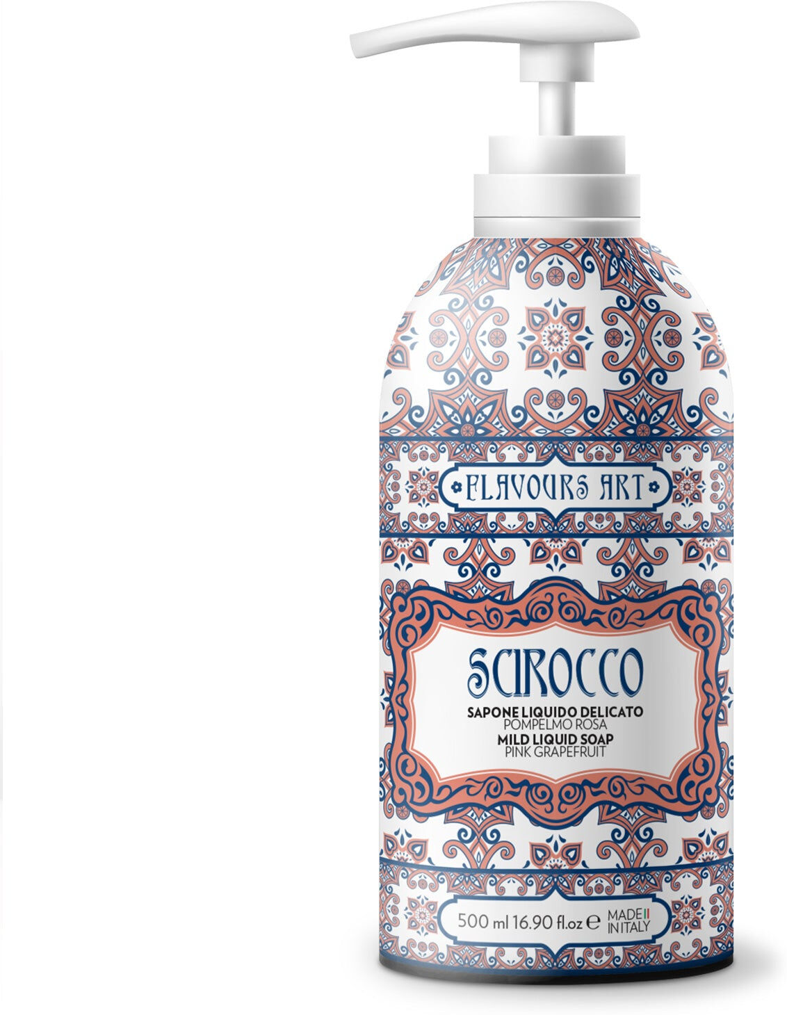 Incarose FLAVOUR ART SAPONE LIQUIDO SCIROCCO - FRAGRANZA POMPELMO ROSA 500 ml